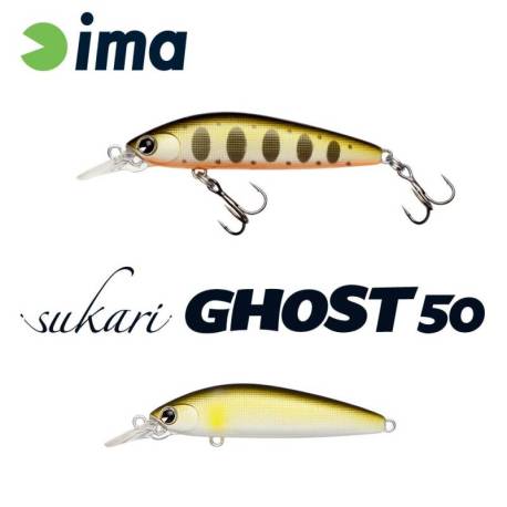 Vobler IMA Sukari Ghost 50SU, 5cm, 3.2g, 009 Pearl Ayu