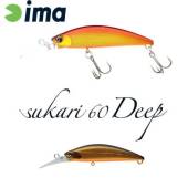 Vobler IMA Sukari 60 Deep 6cm, 8g, culoare 002 Gold Black