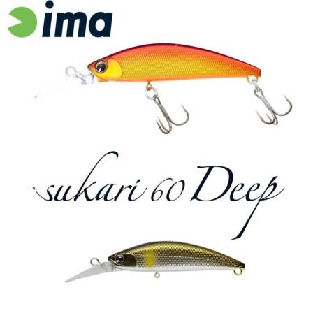 Vobler IMA Sukari 60 Deep 6cm, 8g, culoare 009 Ayu