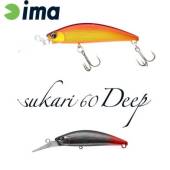 Vobler IMA Sukari 60 Deep 6cm, 8g, culoare 014 Titanium Black 2