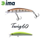 Vobler IMA Twing 60S 6cm, 6.5g, 010 Smoke Pearl Chartreuse