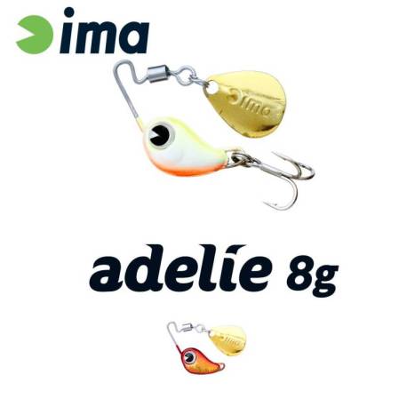 Spinnerbait IMA ADELIE 8, 1.8cm, 8g, 004 Double Akakin