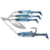 LIVETARGET Minnow Rig Spinnerbait Large 14g Blue/Silver