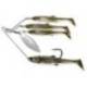 Spinnerbait LIVETARGET MINNOW RIG Small, 11g, Green Pumpkin/Silver