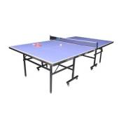 Set masa de tenis interior TECHFIT T15N, albastru, 274x152.5x76cm