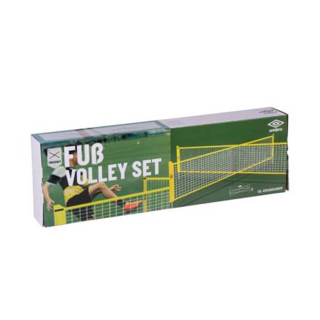 Set volei cu piciorul UMBRO, plasa/fileu, 4 laturi