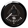 Indicator unghi carma OSCULATI 0-190 ohmi, black/black
