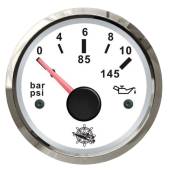 Indicator presiune ulei OSCULATI 0/10 bar white/glossy