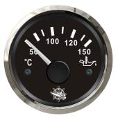 Indicator de temperatura a uleiului OSCULATI 50/150° black/glossy