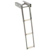 Scara telescopica barca OSCUALTI Narrow, inox AISI 316, 3 trepte, 88cm