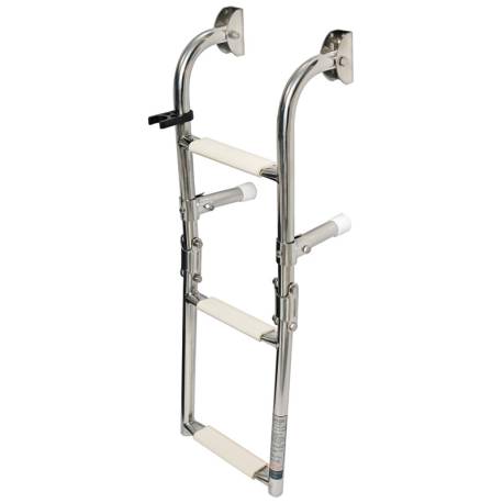 Scara pliabila pupa OSCULATI Narrow, inox, 3 trepte, 63x22cm