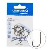 Carlige CRALUSSO Chinu TF Coated 2440 nr.4 12buc/plic