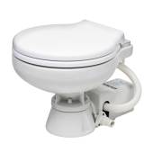 Toaleta electrica OSCULATI 50.207.13 cu scaun is capac alb, 12V, panou de control inclus