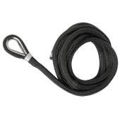 Linie andocare OSCULATI Spliced mooring line black 12mm x 7m