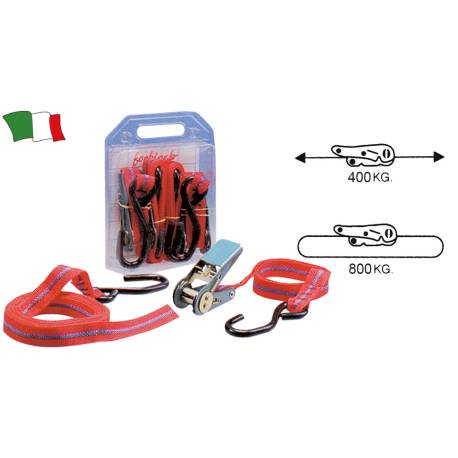 Set 2 chingi cu clichet GFN Tie Down Strap 2.5mx25mm