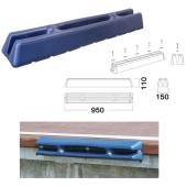 Fender OSCULATI Sistema X blue 95x15x11cm