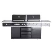 Bucatarie de exterior din inox, gratar pe gaz cu Air System ALL'GRILL Top-Line Extrem Light 100960