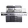 Bucatarie de exterior din inox, gratar pe gaz cu Air System ALL'GRILL Top-Line Extrem Light 100960