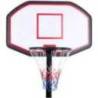 Panou basket ball EDCO cu baza portabila, panou 112x76.5x24.5cm, max. 2m