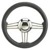 Volan barca OSCULATI 45.172.35 grey, inox si poliuretan, 350mm