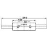 Tachet inox AISI 316 NORDIK, finisat, 310mm