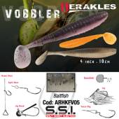 Shad HERAKLES Vobbler 4", 10cm Baitfish, 7buc/plic