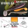 Shad HERAKLES Vobbler 4", 10cm Orange Shiner, 7buc/plic