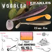 Shad HERAKLES Vobbler 2.4", 6cm Peach, 8buc/plic