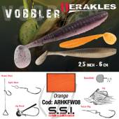 Shad HERAKLES Vobbler 2.4", 6cm Orange, 8buc/plic