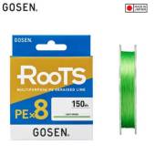 Fir textil GOSEN PE Roots X8 Light Green 200m, PE 0.8, 0.153mm, 7.3kg
