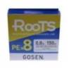 Fir textil GOSEN PE Roots X8 Light Green 200m, PE 0.8, 0.153mm, 7.3kg