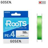 Fir textil GOSEN PE Roots X4 Light Green 200m, PE 1.5, 0.202mm, 10.6kg