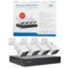 Kit supraveghere video PNI House IPMAX POE 3, NVR cu 4 porturi POE, ONVIF si 4 camere cu IP