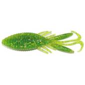 Naluca soft HIDEUP Stagger Wide Hog 3.3" 8.4cm, culoare 111 Chart Green Gold Flake