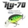 Vobler HIDEUP HU-70 F 6cm, 8.6g, culoare 16 Green Gill