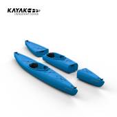 Caiac modular KAYAK INNOVATIONS NATSEQ Solo Blue, 409cm