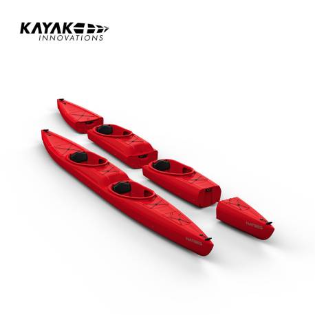 Caiac modular KAYAK INNOVATIONS NATSEQ Tandem Red, 560cm