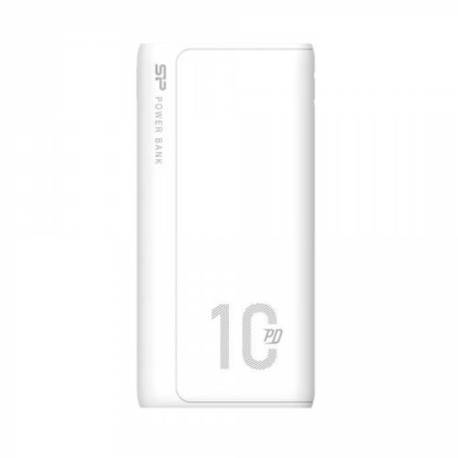 Baterie portabila Silicon Power QP15, 10000mAh, 2x USB, 1x USB-C, 1x microUSB, alb