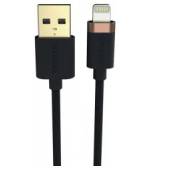 Cablu Duracell USB-A to Lightning C89 2mBlack