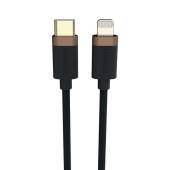 Cablu Duracell USB-C to Lightning C94 1mBlack