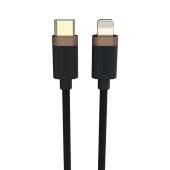 Cablu Duracell USB-C to Lightning C94 1mBlack