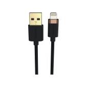 Cablu Duracell USB-A to Lightning C89 0.3m Black
