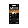 Cablu Duracell USB-A to Lightning C89 0.3m Black