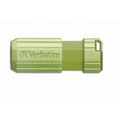 USB Flash Drive Verbatim, SnG, 128GB, 2.0, VerdePinStripe