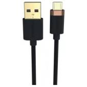 Cablu Duracell USB-A to Micro USB 1mBlack