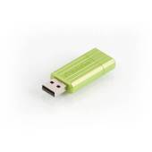 USB Flash Drive PinStripe Verbatim 2.0, 16GB Verde