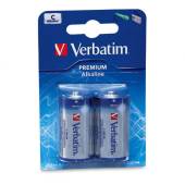 Baterii Verbatim, Alkaline, C, 2 buc, 49922