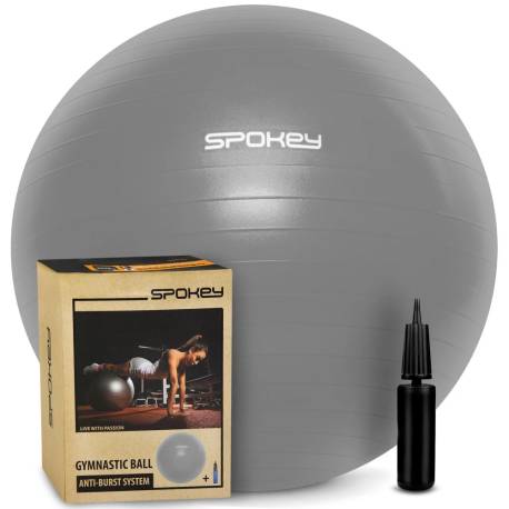 Minge fitness Spokey Fitball III, 75 cm, pompa inclusa