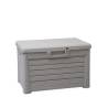 Lada de depozitare TOOMAX Compact Box Florida 120L, Gri, 74x51x46cm