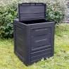 Compostor gradina TOOMAX Ambition Black 260L, 60x60x73cm